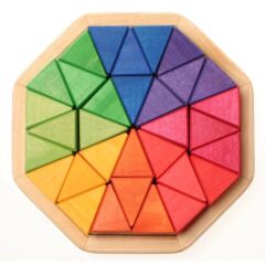 Waldorf Ahşap Puzzle Blokları- Montessori